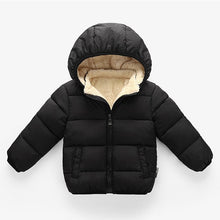 Cargar imagen en el visor de la galería, Children Winter Fleece Outdoor Jackets for Boys Hooded Warm Kids Boy Outerwear Windbreaker Autumn Casual Baby Boy Coats Clothing
