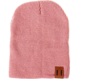 Winter Hats Mom Dad Women Man Toddle Kids Baby Boy Girl Winter Warm Caps Knit Beanie Hat Adults Kids Caps