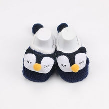 Carregar imagem no visualizador da galeria, Winter Baby Boy Girl Children Socks Anti Slip Newborn Animal Cartoon Shoes Slippers Boots Soft Warm Coral Fleece Indoor Socks
