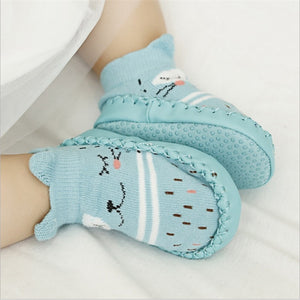 2017 Fashion Baby Socks With Rubber Soles Infant Sock Newborn Autumn Winter Children Floor Socks Shoes Anti Slip Soft Sole Sock