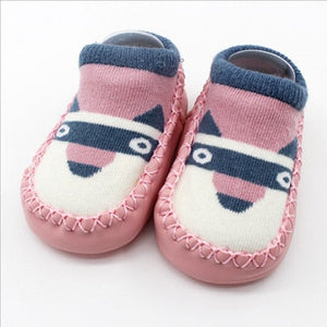 2017 Fashion Baby Socks With Rubber Soles Infant Sock Newborn Autumn Winter Children Floor Socks Shoes Anti Slip Soft Sole Sock