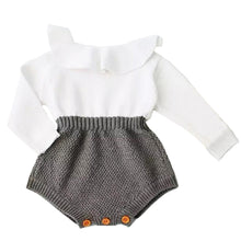 Carregar imagem no visualizador da galeria, Newborn Baby Girl Clothing Rompers Wool Knitting Tops Long Sleeve Romper Warm Outfits Clothes Baby Girls
