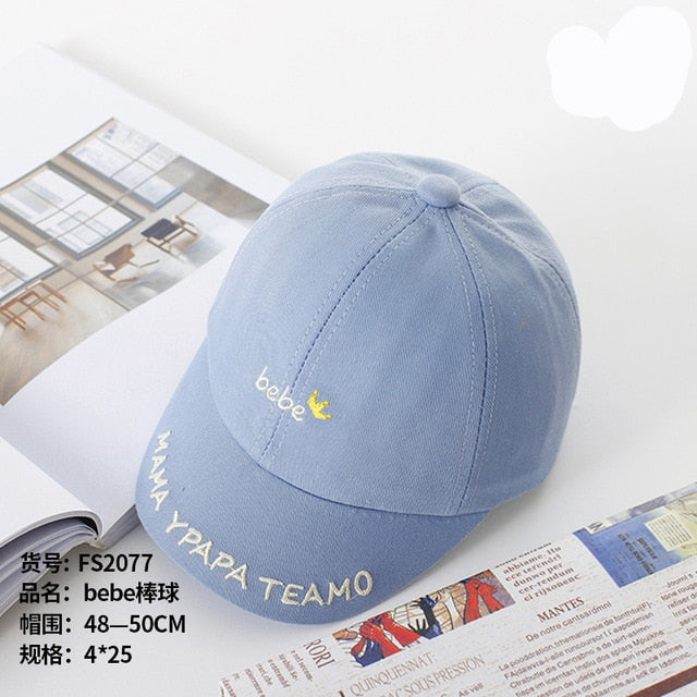 Spring Autumn Cartoon Bear Baby Baseball Cap Baby Boy Girl Adjustable Snapback Caps Hip Hop Baby Hats Newborn Infant Sun Caps