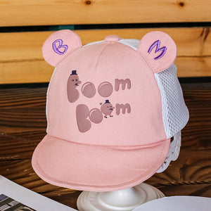 Spring Autumn Cartoon Bear Baby Baseball Cap Baby Boy Girl Adjustable Snapback Caps Hip Hop Baby Hats Newborn Infant Sun Caps