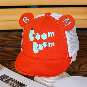 Spring Autumn Cartoon Bear Baby Baseball Cap Baby Boy Girl Adjustable Snapback Caps Hip Hop Baby Hats Newborn Infant Sun Caps