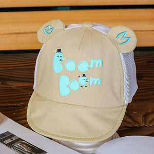 Spring Autumn Cartoon Bear Baby Baseball Cap Baby Boy Girl Adjustable Snapback Caps Hip Hop Baby Hats Newborn Infant Sun Caps