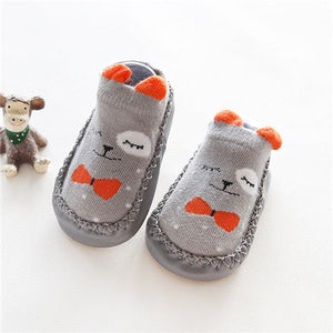 Baby Socks With Rubber Soles Infant Newborn Baby Girls Boys Autumn Winter Children Floor Socks Shoes Anti Slip Soft Sole Sock