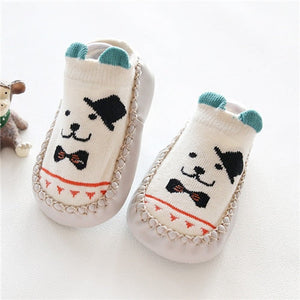 Baby Socks With Rubber Soles Infant Newborn Baby Girls Boys Autumn Winter Children Floor Socks Shoes Anti Slip Soft Sole Sock