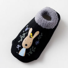 Cargar imagen en el visor de la galería, Cotton Baby Boys Girls Socks Rubber Slip-resistant Floor Socks Cartoon Infant Kids Animal Socks Winter Autumn Thicken Warm Shoes
