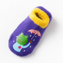 Cargar imagen en el visor de la galería, Cotton Baby Boys Girls Socks Rubber Slip-resistant Floor Socks Cartoon Infant Kids Animal Socks Winter Autumn Thicken Warm Shoes
