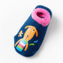 Cargar imagen en el visor de la galería, Cotton Baby Boys Girls Socks Rubber Slip-resistant Floor Socks Cartoon Infant Kids Animal Socks Winter Autumn Thicken Warm Shoes
