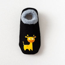 Cargar imagen en el visor de la galería, Cotton Baby Boys Girls Socks Rubber Slip-resistant Floor Socks Cartoon Infant Kids Animal Socks Winter Autumn Thicken Warm Shoes
