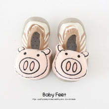 Cargar imagen en el visor de la galería, Baby Socks Shoes cute animal Summer Rubber Sole Anti-slip Toddler Shoes
