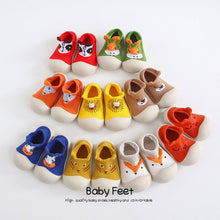 Cargar imagen en el visor de la galería, Baby sock Shoes Anti-slip Spring Cartoon animal Shoes Baby Girl baby boy Soft Rubber Sole shoes
