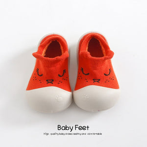 Baby sock Shoes Anti-slip Spring Cartoon animal Shoes Baby Girl baby boy Soft Rubber Sole shoes