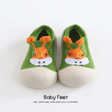 Cargar imagen en el visor de la galería, Baby sock Shoes Anti-slip Spring Cartoon animal Shoes Baby Girl baby boy Soft Rubber Sole shoes
