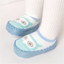 Cargar imagen en el visor de la galería, Baby shoes socks Children Infant Cartoon Socks Baby Gift Kids Indoor Floor Socks Leather Sole Non-Slip Thick Towel Socks
