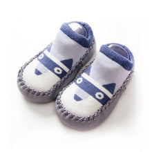 Cargar imagen en el visor de la galería, Baby shoes socks Children Infant Cartoon Socks Baby Gift Kids Indoor Floor Socks Leather Sole Non-Slip Thick Towel Socks
