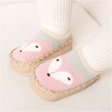 Cargar imagen en el visor de la galería, Baby shoes socks Children Infant Cartoon Socks Baby Gift Kids Indoor Floor Socks Leather Sole Non-Slip Thick Towel Socks
