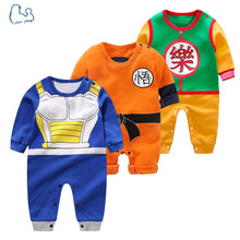 Carregar imagem no visualizador da galeria, YiErYing High Quality Baby Clothing Baby Cartoon rompers Dragon Ball Style Long Sleeve Baby Jumpsuits Baby Boy Girl Clothes
