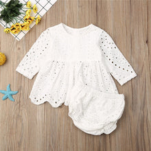 Carregar imagem no visualizador da galeria, Newborn Baby Girl Kid Long Sleeve Top Skirt Dress Shorts Outfit my first christmas girl Clothes 0-24M
