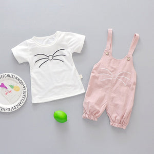 Infant Baby Girl Baby Summer Clothing Striped Top Strap Shorts Set for Newborn Baby Girls Clothes 1st Birthday Outfits Cool Sets