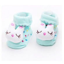 Carregar imagem no visualizador da galeria, Newborn Cotton Cute Animal Baby Socks Cartoon Slipper Cute Anti Slip Cotton Toddler Baby Socks Shoes 0-18Month
