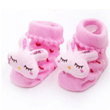 Carregar imagem no visualizador da galeria, Newborn Cotton Cute Animal Baby Socks Cartoon Slipper Cute Anti Slip Cotton Toddler Baby Socks Shoes 0-18Month
