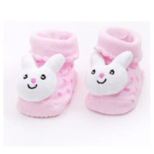 Carregar imagem no visualizador da galeria, Newborn Cotton Cute Animal Baby Socks Cartoon Slipper Cute Anti Slip Cotton Toddler Baby Socks Shoes 0-18Month
