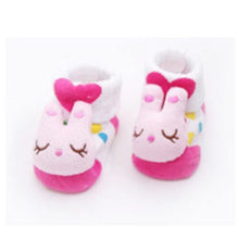 Carregar imagem no visualizador da galeria, Newborn Cotton Cute Animal Baby Socks Cartoon Slipper Cute Anti Slip Cotton Toddler Baby Socks Shoes 0-18Month
