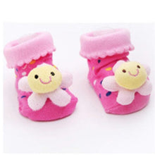 Carregar imagem no visualizador da galeria, Newborn Cotton Cute Animal Baby Socks Cartoon Slipper Cute Anti Slip Cotton Toddler Baby Socks Shoes 0-18Month
