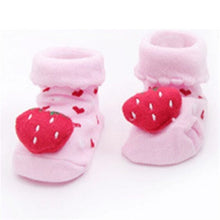 Carregar imagem no visualizador da galeria, Newborn Cotton Cute Animal Baby Socks Cartoon Slipper Cute Anti Slip Cotton Toddler Baby Socks Shoes 0-18Month
