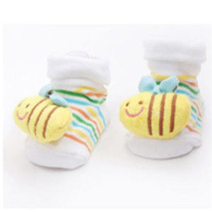 Newborn Cotton Cute Animal Baby Socks Cartoon Slipper Cute Anti Slip Cotton Toddler Baby Socks Shoes 0-18Month