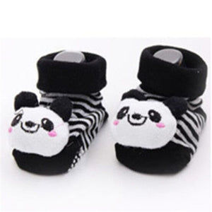 Newborn Cotton Cute Animal Baby Socks Cartoon Slipper Cute Anti Slip Cotton Toddler Baby Socks Shoes 0-18Month