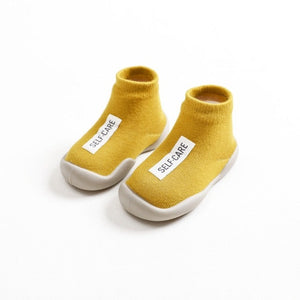 Kids Soft Rubber Sole Unisex Baby Shoes First Shoes Baby Shoe Knit Booties Anti-slip Baby Walkers Toddler First Walker Baby Girl