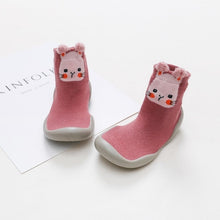 Carregar imagem no visualizador da galeria, Kids Soft Rubber Sole Unisex Baby Shoes First Shoes Baby Shoe Knit Booties Anti-slip Baby Walkers Toddler First Walker Baby Girl
