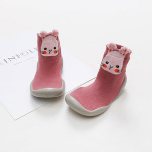 Kids Soft Rubber Sole Unisex Baby Shoes First Shoes Baby Shoe Knit Booties Anti-slip Baby Walkers Toddler First Walker Baby Girl