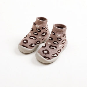 Kids Soft Rubber Sole Unisex Baby Shoes First Shoes Baby Shoe Knit Booties Anti-slip Baby Walkers Toddler First Walker Baby Girl