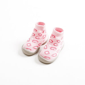 Kids Soft Rubber Sole Unisex Baby Shoes First Shoes Baby Shoe Knit Booties Anti-slip Baby Walkers Toddler First Walker Baby Girl