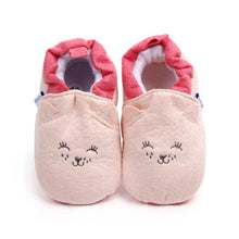 Cargar imagen en el visor de la galería, Baby Shoes Girls Boy First Walkers Newborn Slippers Baby Girl Crib Shoes Footwear Prewalker 0-18M
