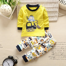 Cargar imagen en el visor de la galería, Baby Boys Clothes 2pcs Newborn Baby Girls Cartoon Clothing Autumn Winter Cartoon Cotton Shirt Baby Boy Clothes Set Long-Sleeved
