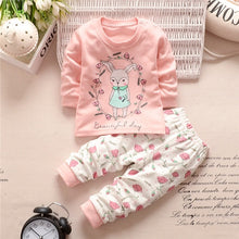 Cargar imagen en el visor de la galería, Baby Boys Clothes 2pcs Newborn Baby Girls Cartoon Clothing Autumn Winter Cartoon Cotton Shirt Baby Boy Clothes Set Long-Sleeved
