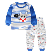 Cargar imagen en el visor de la galería, Baby Boys Clothes 2pcs Newborn Baby Girls Cartoon Clothing Autumn Winter Cartoon Cotton Shirt Baby Boy Clothes Set Long-Sleeved
