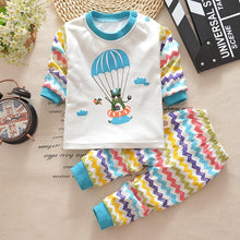 Cargar imagen en el visor de la galería, Baby Boys Clothes 2pcs Newborn Baby Girls Cartoon Clothing Autumn Winter Cartoon Cotton Shirt Baby Boy Clothes Set Long-Sleeved
