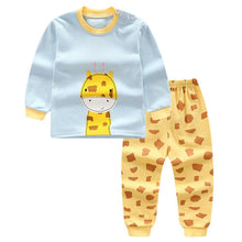 Cargar imagen en el visor de la galería, Baby Boys Clothes 2pcs Newborn Baby Girls Cartoon Clothing Autumn Winter Cartoon Cotton Shirt Baby Boy Clothes Set Long-Sleeved
