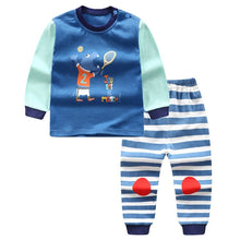 Cargar imagen en el visor de la galería, Baby Boys Clothes 2pcs Newborn Baby Girls Cartoon Clothing Autumn Winter Cartoon Cotton Shirt Baby Boy Clothes Set Long-Sleeved
