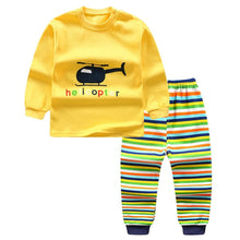 Cargar imagen en el visor de la galería, Baby Boys Clothes 2pcs Newborn Baby Girls Cartoon Clothing Autumn Winter Cartoon Cotton Shirt Baby Boy Clothes Set Long-Sleeved
