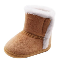 Carregar imagem no visualizador da galeria, Newborn Baby Boots Winter First Walkers Tassel Baby Girls Shoes Fur Snow Super Warm Prewalkers Soft Sole No-slip Booties Booty
