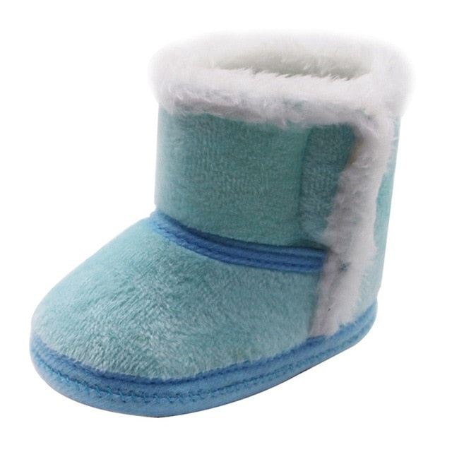 Newborn Baby Boots Winter First Walkers Tassel Baby Girls Shoes Fur Snow Super Warm Prewalkers Soft Sole No-slip Booties Booty