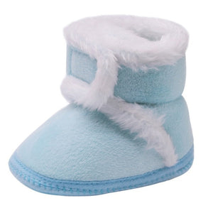 Newborn Baby Boots Winter First Walkers Tassel Baby Girls Shoes Fur Snow Super Warm Prewalkers Soft Sole No-slip Booties Booty